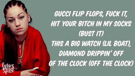 gucci filp flops traduzioone|Bhad Bhabie – Gucci Flip Flops Lyrics .